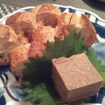 パテ・・・パンにたっぷりつけて頂きます。