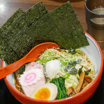 麺屋 燕 - 本節かつおの冷やし麺＋デカのり