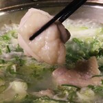 Hakata Retare - 季節限定☆桜姫鶏と野菜のミルフィーユ鍋