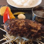 STEAK HOUSE WATAYOSHI - WATAYOSHIハンバーグランチ