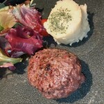 三膳世界 琳 - 付け合せのポテトはさつまいも。おいし〜い♪