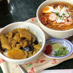 하프 카레 & 하프 포 (닭 또는 소 이외)