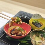 京都 鮨 桃の木 - 前菜3種