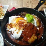 ナカガワ☆スエ食堂 - 焼きハンバーグ