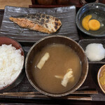 Echigoya Sanjuurou - 厚切り銀鮭塩焼定食