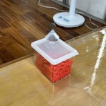 沖縄そば まるかみ - 紅生姜　