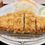 かつ雅 - ロースかつ定食 中