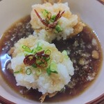 港亭 - 牡蠣の天ぷらおろし