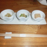 ヒドリ - 先附　旬菜　三品