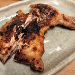 焼鳥専門 ぎんねこ - 新子焼きモモ(塩)カット