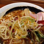 俺の中華たなか家 - 「白髪葱」も「紅色」に(*´艸｀*)ﾎﾟｯ