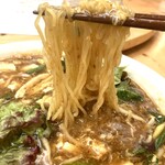 張広東飯店　桜園 - 麺のアップ！熱々！