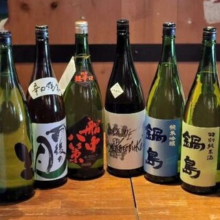 日本酒のラインナップに自信あり！