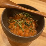 鮨 さいとう - 生イクラは旨いに決まってる。出始めてきて嬉しい。海苔が泣かせる