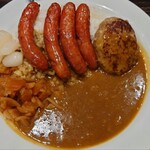 カレーハウスCoCo壱番屋 - ソーセージカレー&ハンバーグ&らっきょう