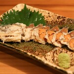 だんない 琵琶魚 近江牛 - 鮒寿司スライス