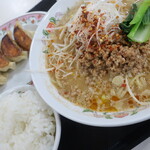 餃子の王将 - 胡麻香る‼担々麺フェアセットＢ＋餃子３個