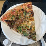 Seattle Espress Cafe - ベーコンとキノコのピザ