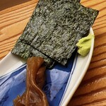 鮨おばな - 干瓢は海苔で