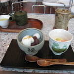 福茶 - 夏の甘味と煎茶