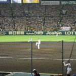 阪神甲子園球場 - 先発は藤浪くんでした