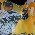 阪神甲子園球場 - グッズをもらいました　この旗を振ります