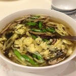 菜遊記 - 卵と百合芽と椎茸のスープ