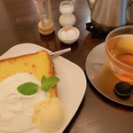 パルファン - オレンジとグレープフルーツのシフォンケーキ