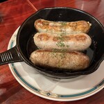 ザ・ホフブロウ - ランチホフブロウセット（1,800円）の自家製ソーセージ