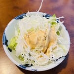 そば処 大むら - ミニサラダ♫