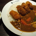 CoCo壱番屋 - 根菜鶏そぼろカレー＋カキフライ＋クリーミータルタルソース