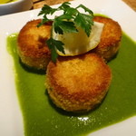 モロッコ風スパイシークラブケーキ1500円