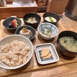 玄米食堂 あえん - 玄米 朝定食(\740)