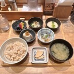 玄米食堂 あえん - 玄米 朝定食(\740)