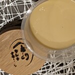 だしまき玉子専門店 卵道 - プリン。上下反転しました。