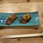 久松屋 - 雲丹、フォアグラの和牛寿司
