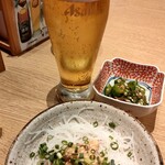 Soba kichi - ちょい呑みセット　990円（飲物+おつまみ）