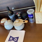 ラーメン食堂 - 卓上