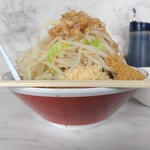 らーめん 虎丸 - ミニにヤサイ増しでこぉなる(^o^)