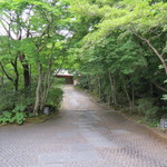 旅亭半水廬 - この坂を上り、旅館を後にします