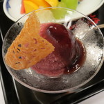 旅亭半水廬 - 巨峰のシャーベット