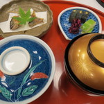 旅亭半水廬 - 御飯 留椀 香の物