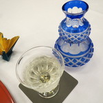 旅亭半水廬 - 大吟醸の徳利と猪口