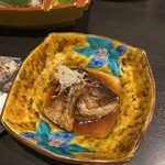 吉田屋 山王閣 - 煮物　鯛の荒炊き　白髪ネギ