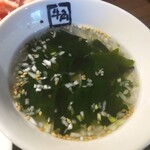 牛角 - ワカメスープ