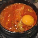 韓国食堂 ココ by コッキオ - スンドゥブは玉子を混ぜて召し上がれ