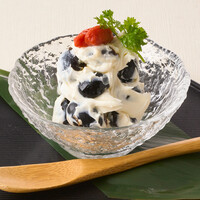 黒豆のマスカルポーネチーズ和え