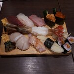 一福鮨 - ７１５０円のコース：⑥特上寿司