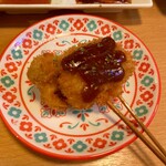 創作酒場 串カツ COCORO - 木の子と厚揚げの牛肉巻