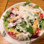 はんぺん亭 - 野菜と生ハムのサラダ